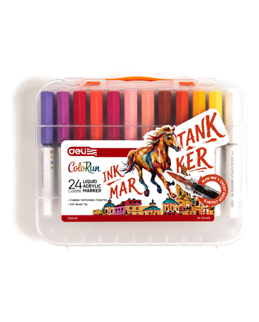 Liquid Acrylic Markers - 24