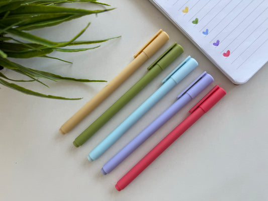 Gel Pens – Soft Day (5 Colors)
