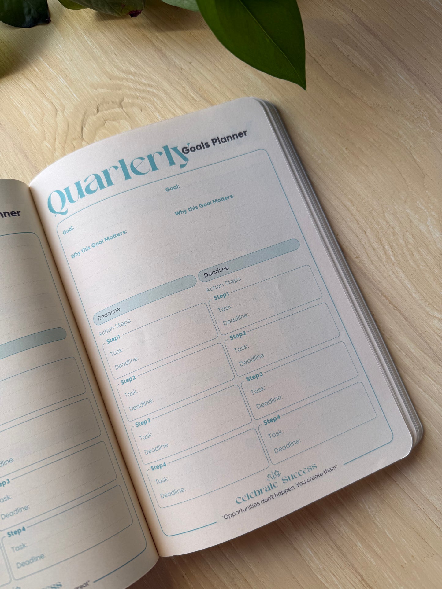 MindMap Quarterly Planner - Geo Colors