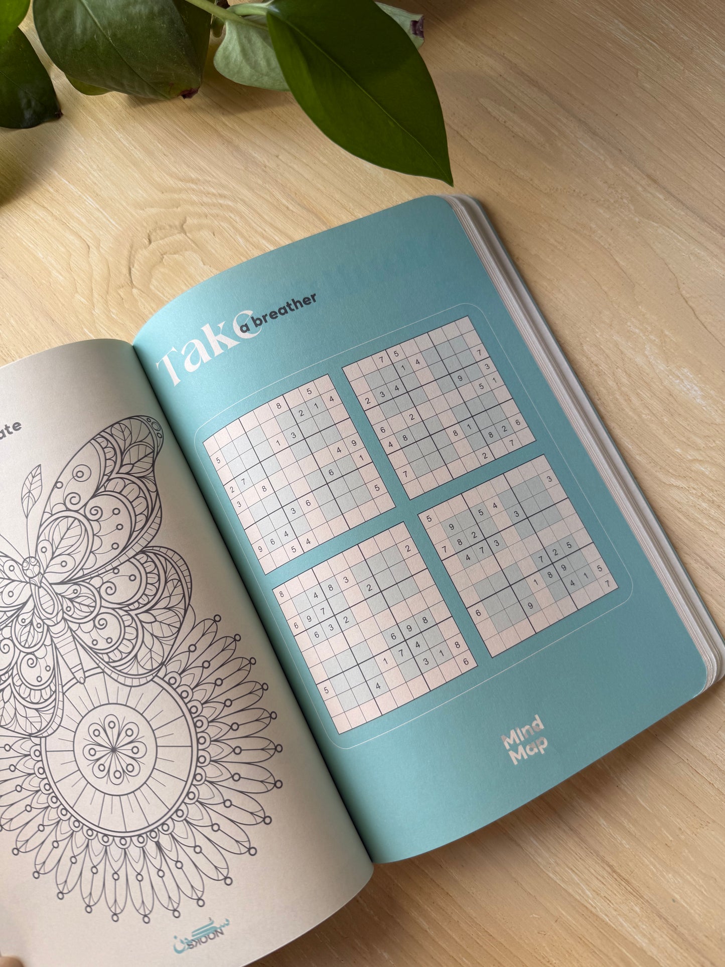 MindMap Quarterly Planner - Geo Colors