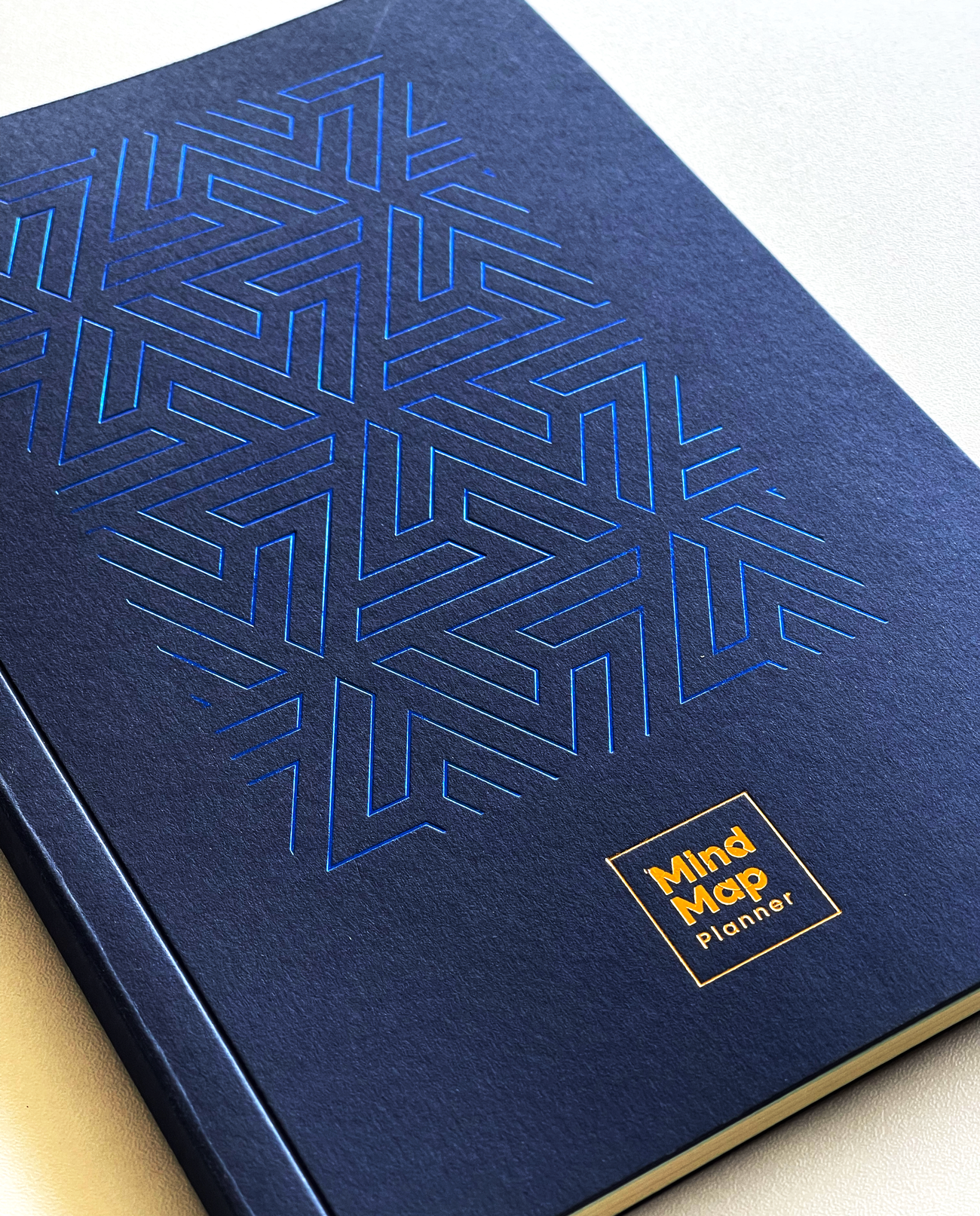 MindMap Quarterly Planner - Navy Blue