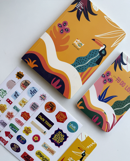 MindMap Quarterly Planner - Yellow Tropica