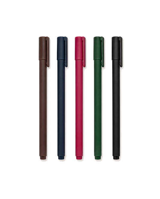 Gel Pens – Deep Tones (5 Colors)