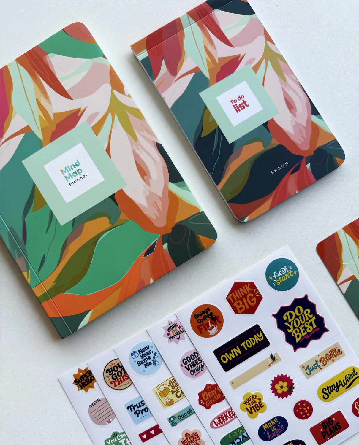 MindMap Quarterly Planner - Pastels
