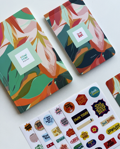 MindMap Quarterly Planner - Pastels