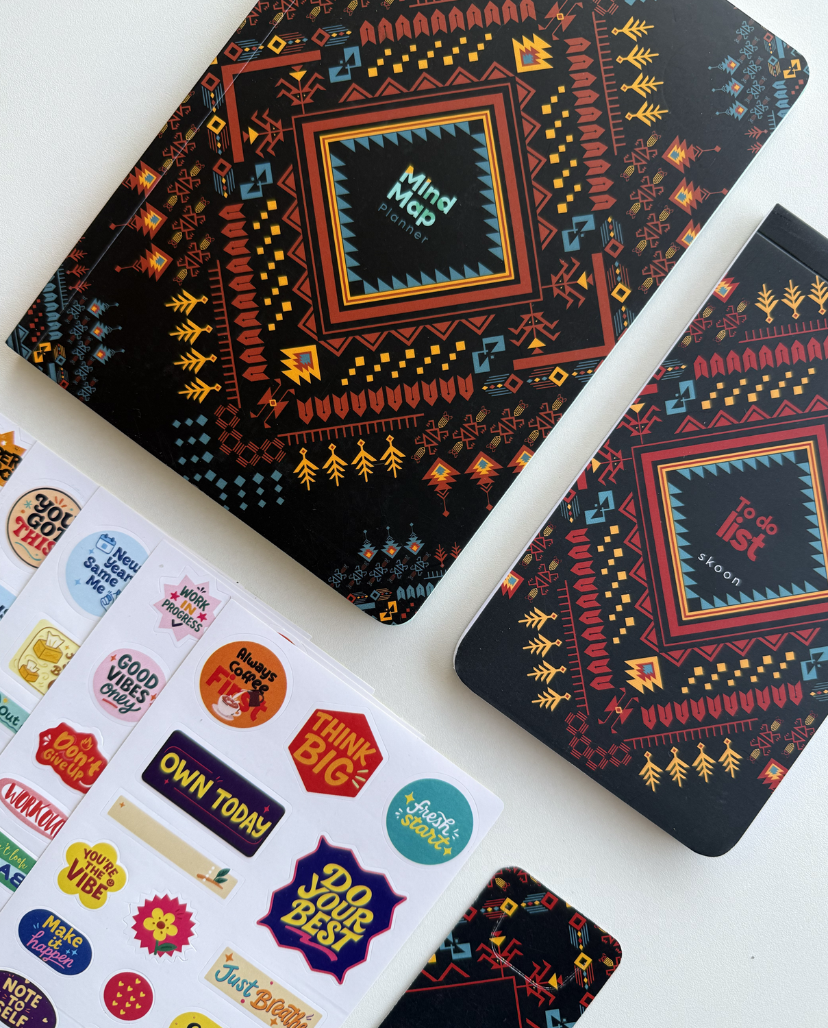 MindMap Quarterly Planner - Geo Colors