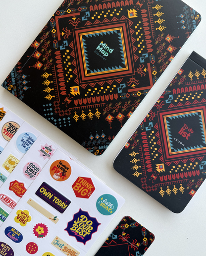 MindMap Quarterly Planner - Geo Colors