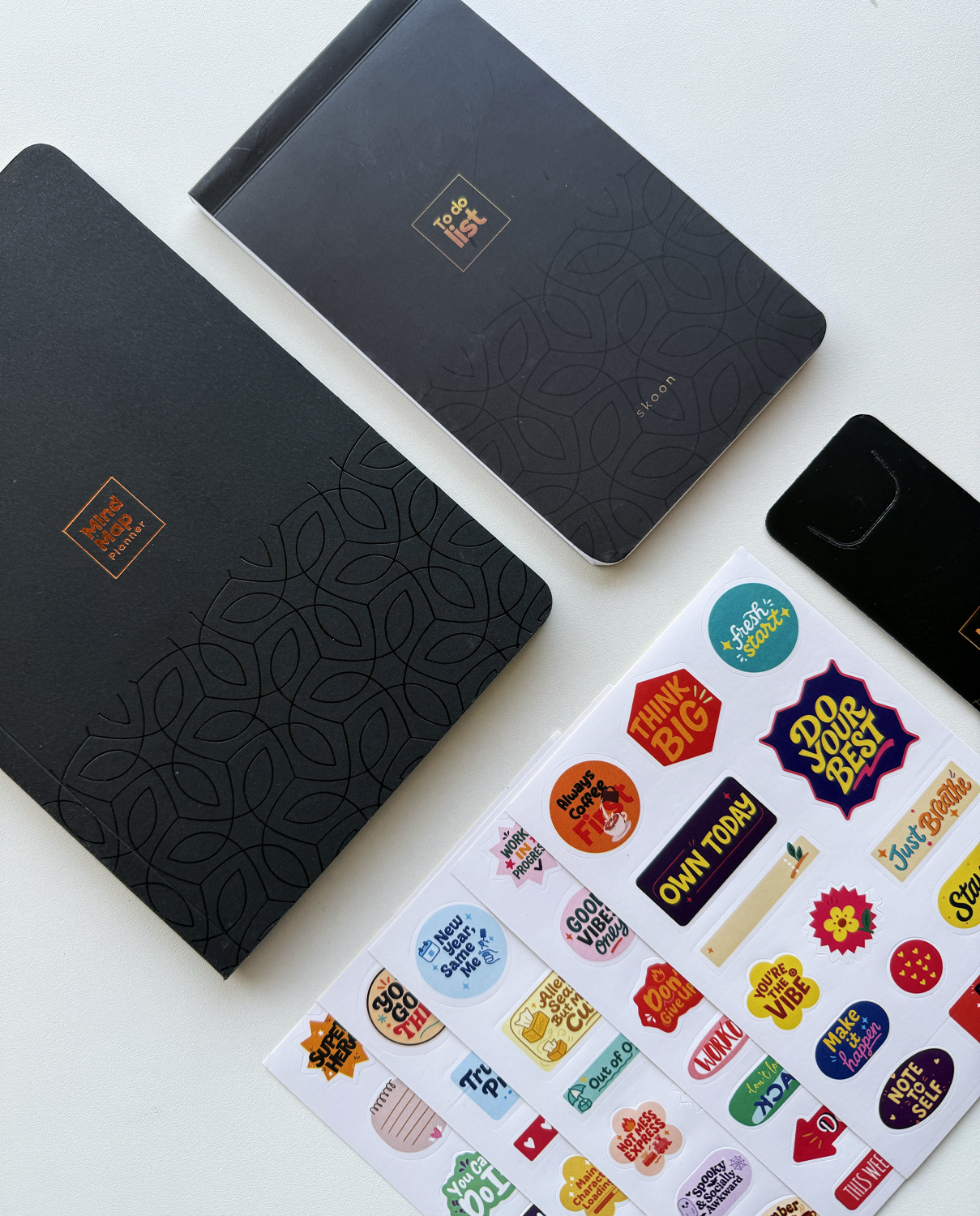 MindMap Quarterly Planner - Royal Black