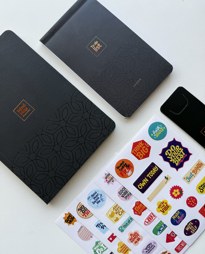 MindMap Quarterly Planner - Royal Black