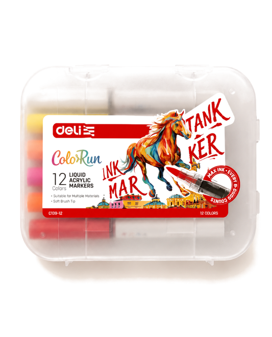 Liquid Acrylic Markers - 12
