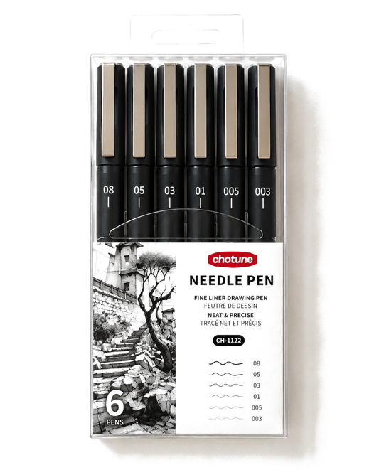 Fineliner Drawing Pen Set – 6 Pens