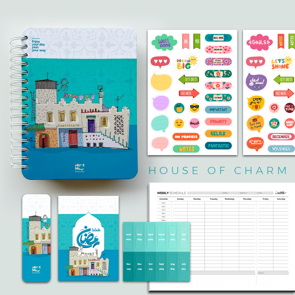 MindMap Yearly Planner - House Of Charm