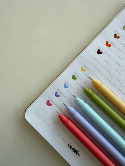 Gel Pens – Soft Day (5 Colors)