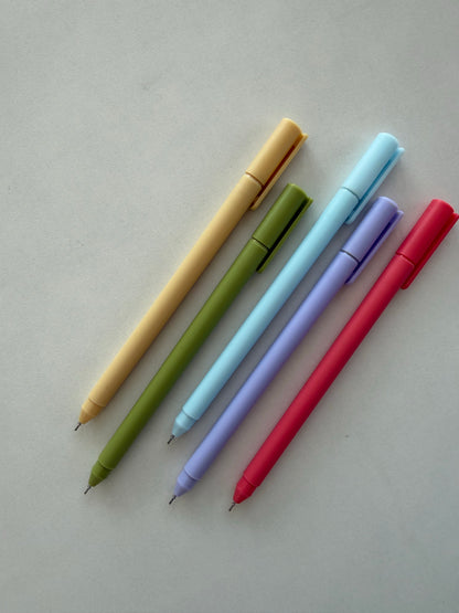 Gel Pens – Soft Day (5 Colors)