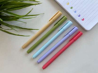 Gel Pens – Soft Day (5 Colors)