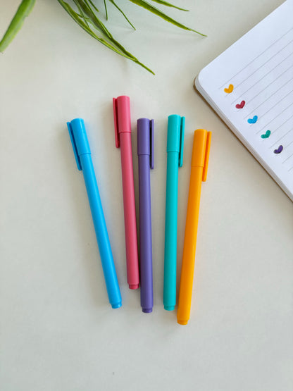 Gel Pens – Color Play (5 Colors)