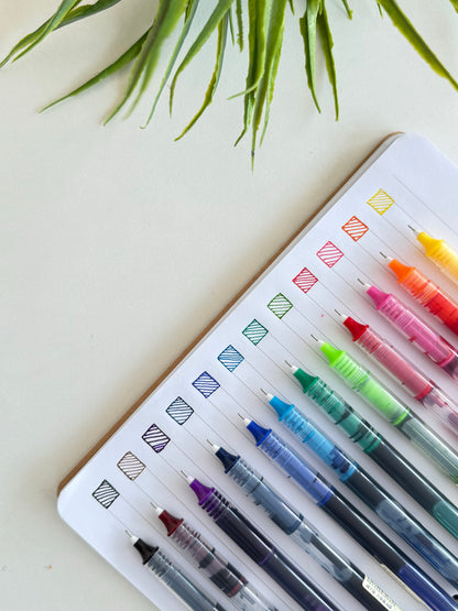 Quick-Drying Gel Pens – 12 Colors
