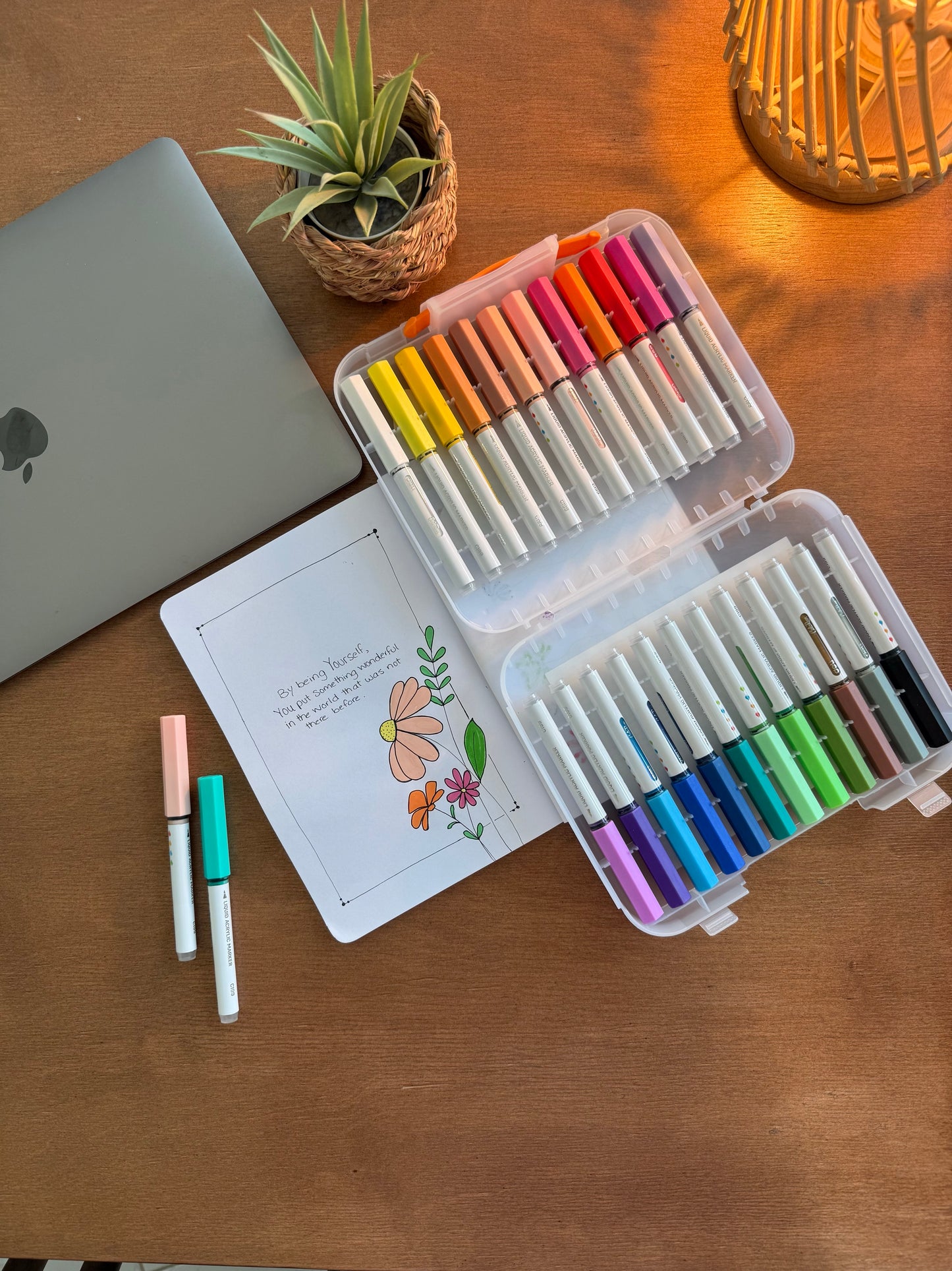 Liquid Acrylic Markers - 24