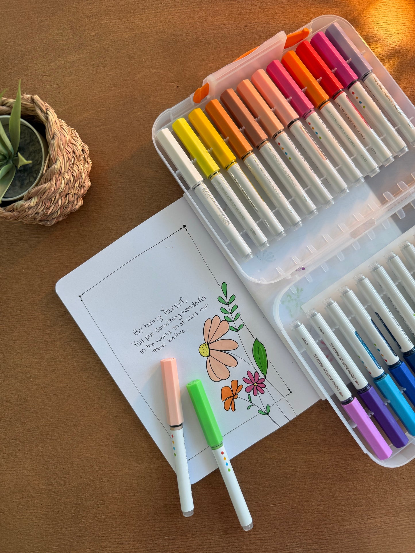 Liquid Acrylic Markers - 24