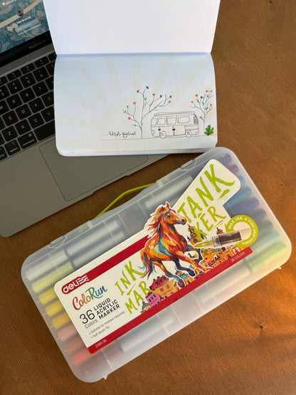 Liquid Acrylic Markers - 36
