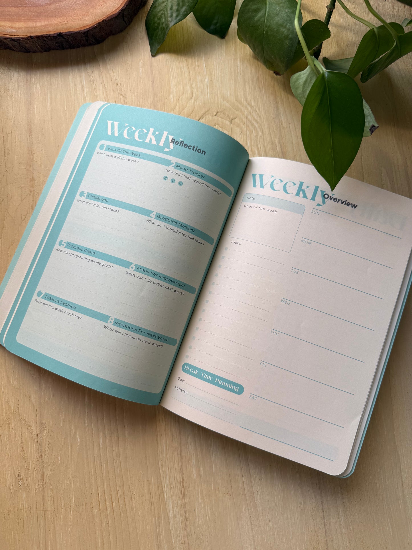 MindMap Quarterly Planner - Geo Colors