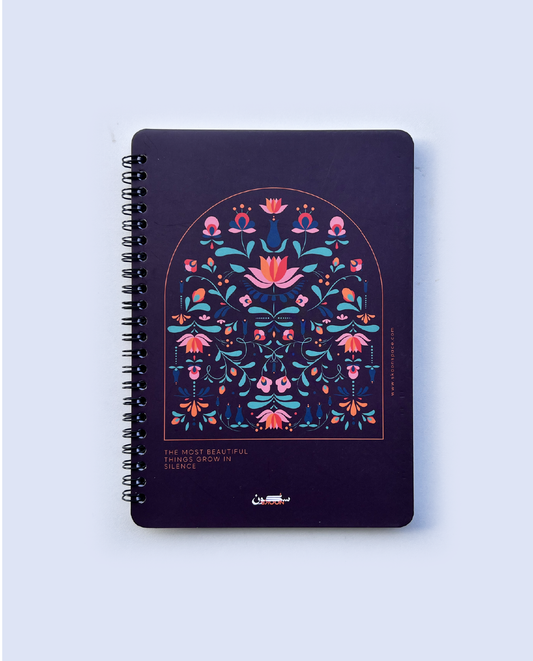 Spiral Notebook - Botanical Dark