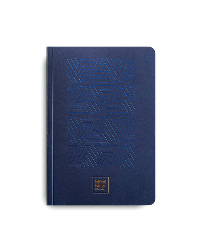 MindMap Quarterly Planner - Navy Blue