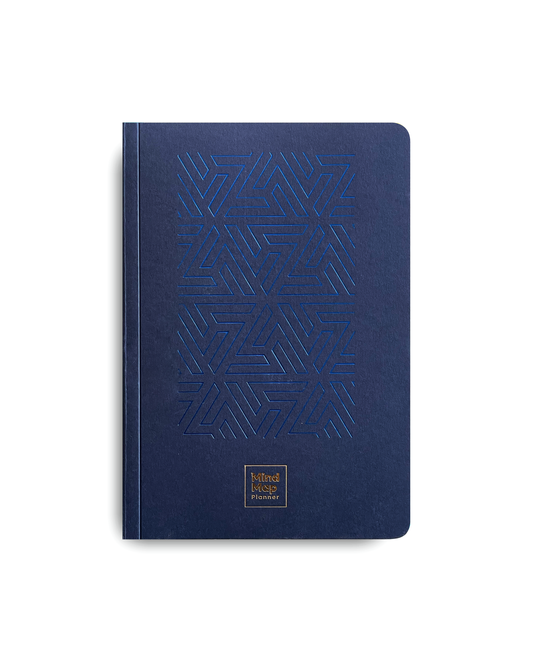 MindMap Quarterly Planner - Navy Blue
