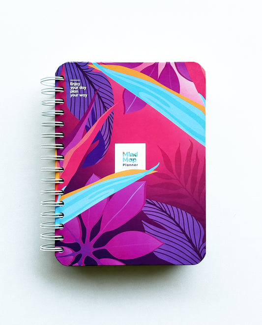 MindMap Yearly Planner - Pink Bloom