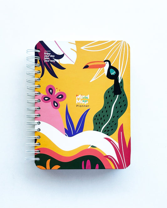 MindMap Yearly Planner - Yellow Tropica